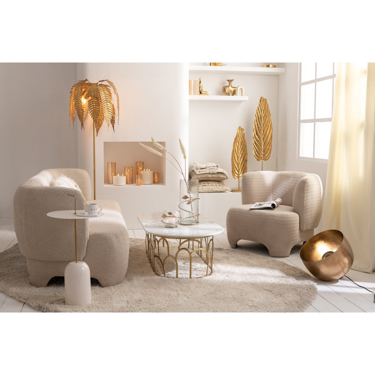 Sofa 2/3-Sitzer gestrickt Te/Ht Wt