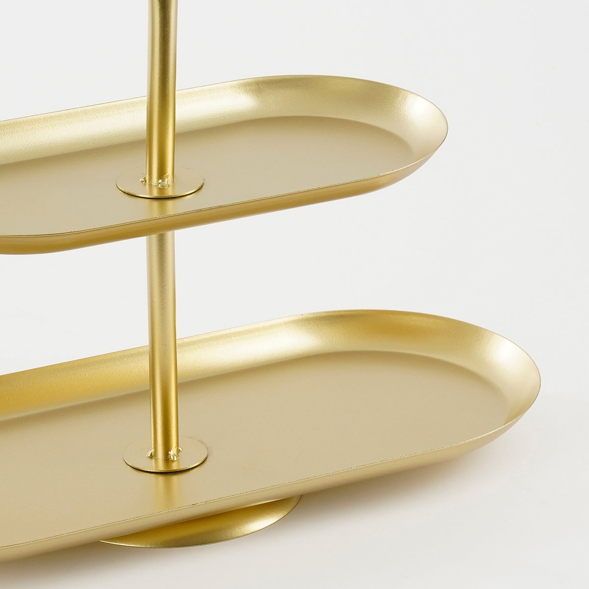 Rama Etagere 2 Ebenen – L38 x B17 x H37 cm – Metall – Gold