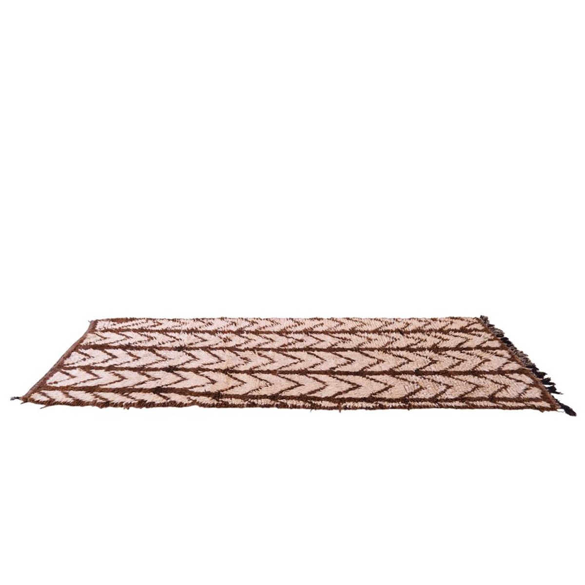 Marokkanischer Berberteppich aus reiner Wolle, 111 x 269 cm