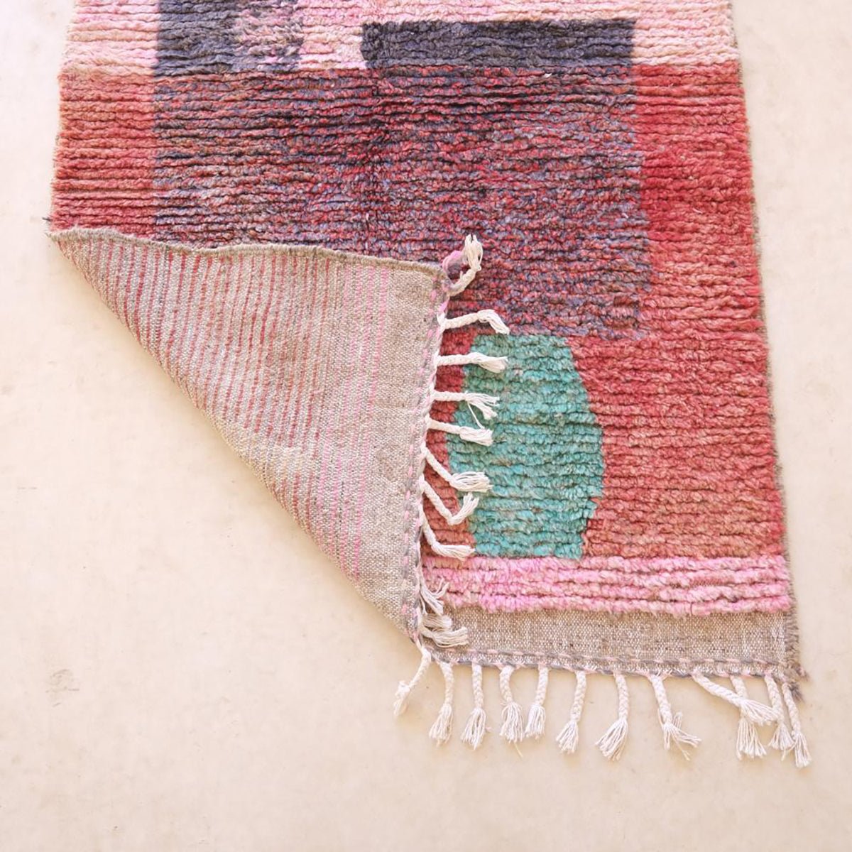 Marokkanischer Berber Teppich reine Wolle 115 x 187 cm