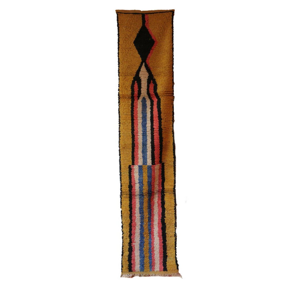 Marokkaner Berberkorridor Teppich reines Woll 72 x 336 cm