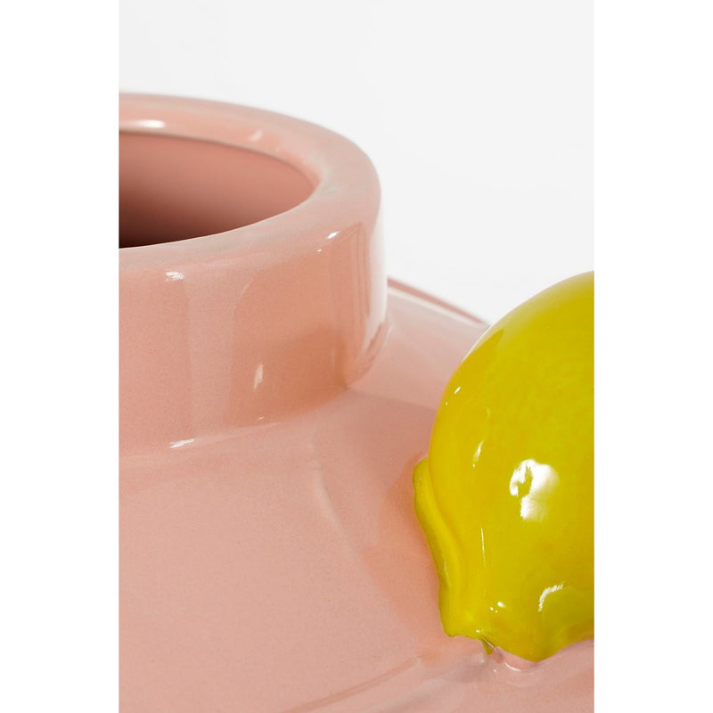 Melika Vase – H38 x Ø35 cm – Keramik – Hellrosa