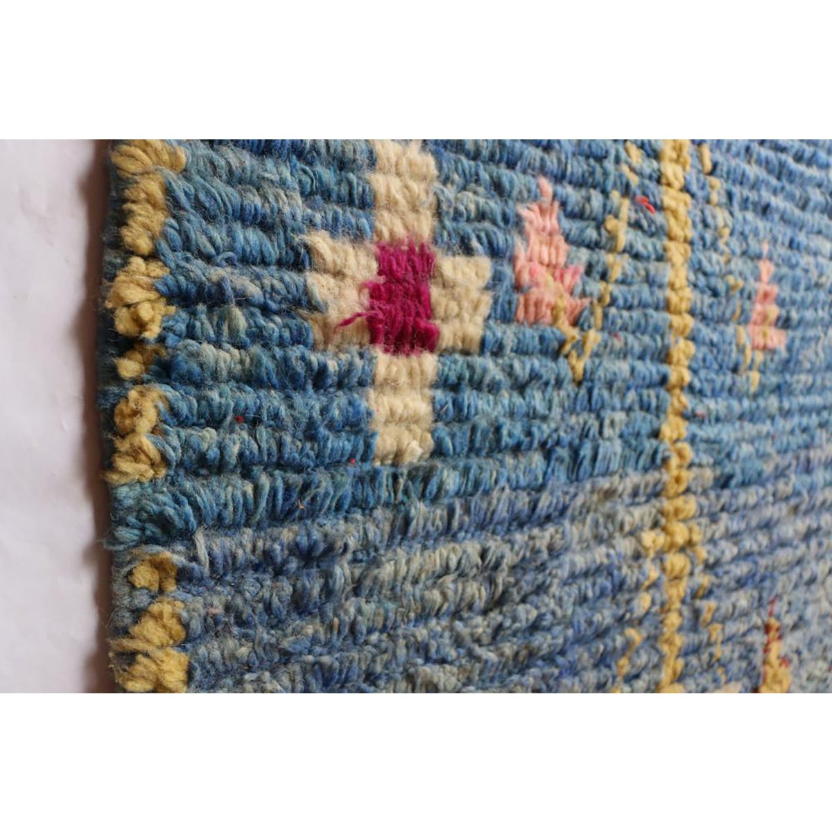Marokkanischer Berber-Flurteppich aus reiner Wolle, 81 x 383 cm