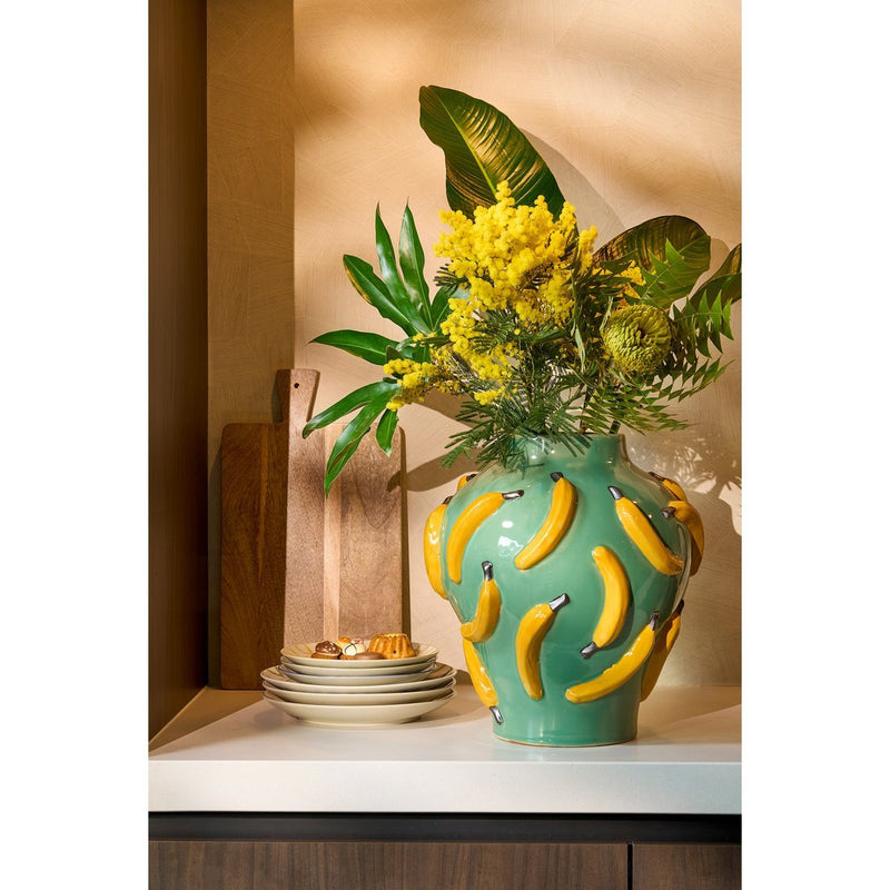 Mosa Vase - H38 x Ø34 cm - Keramik - hellgrün