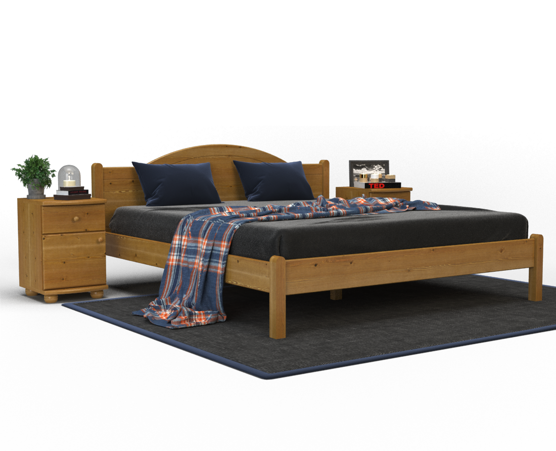 Emilia Kieferbett | Massivholz | Naturholz | 100% Bio-Bett