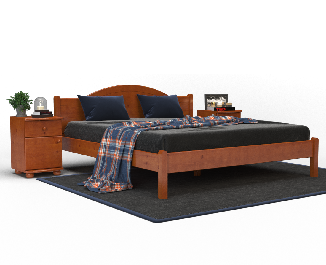 Emilia Kieferbett | Massivholz | Naturholz | 100% Bio-Bett