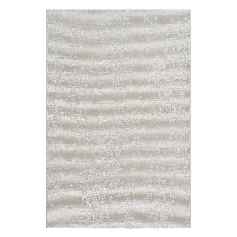 Sehrazat Eliza Premium 7100 Teppich in Creme , Hochwertiger Kurzflor mit Glanzeffekt