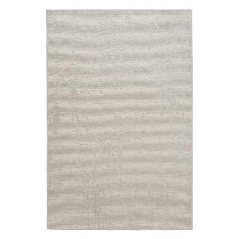 Sehrazat Eliza Premium 7100 Teppich in Creme , Hochwertiger Kurzflor mit Glanzeffekt