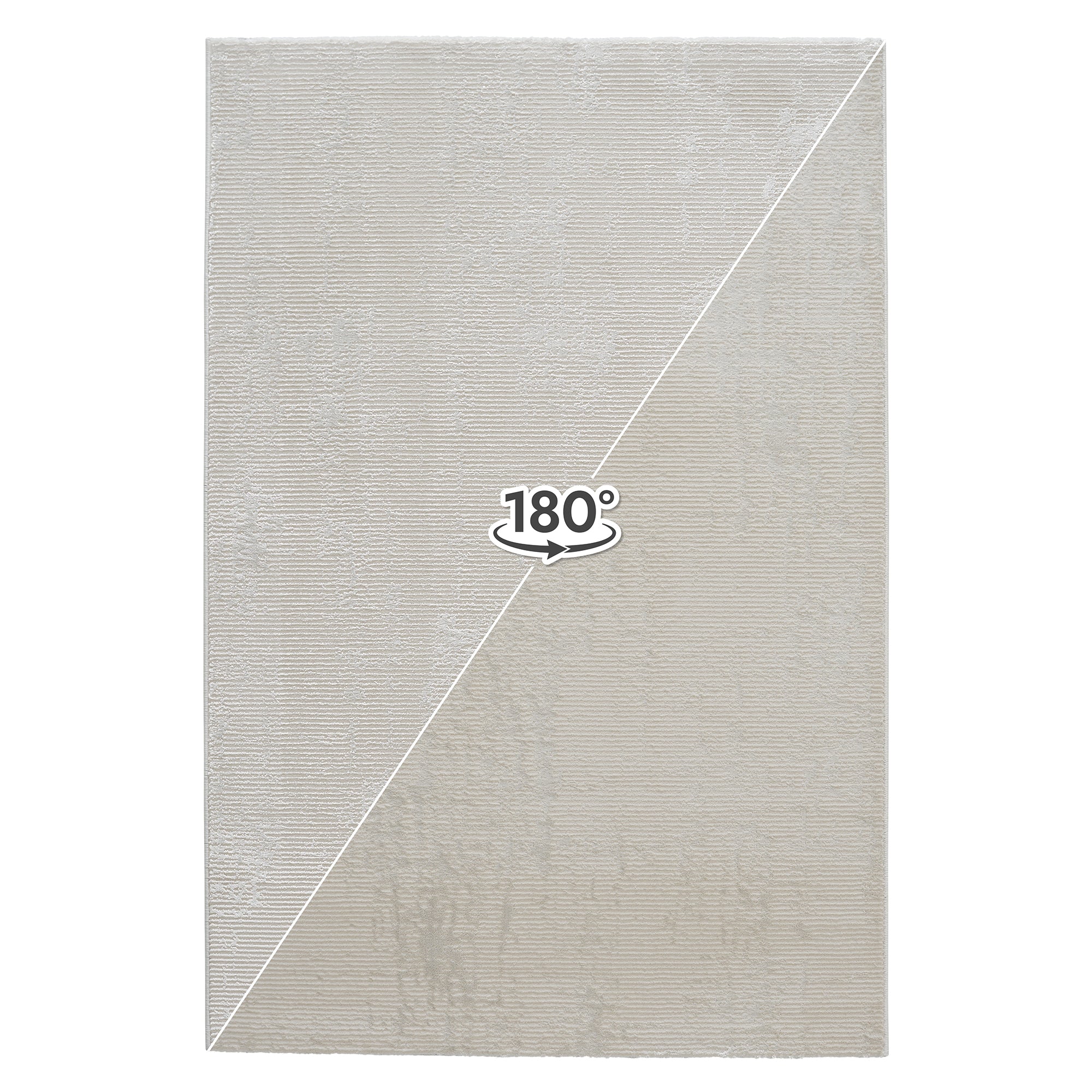 Sehrazat Eliza Premium 7100 Teppich in Creme , Hochwertiger Kurzflor mit Glanzeffekt