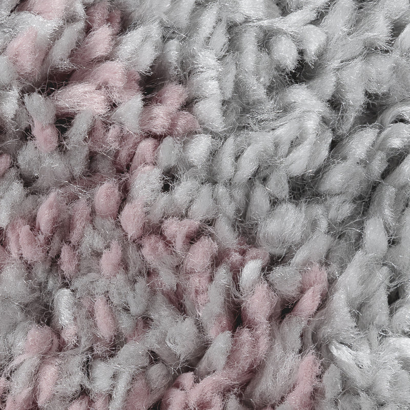 Sehrazat MODERN ETHNO COLLECTION – Deluxe Shaggy Rug Ethno 8699 pink gray