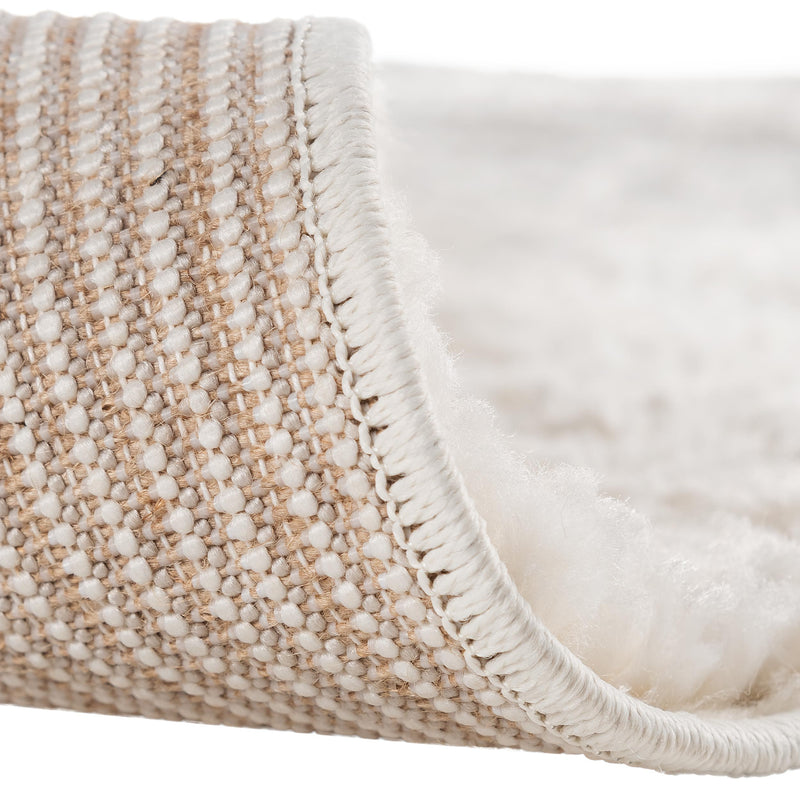 Sehrazat MODERN ETHNO COLLECTION – Deluxe Shaggy Teppich Ethno 1800 cream