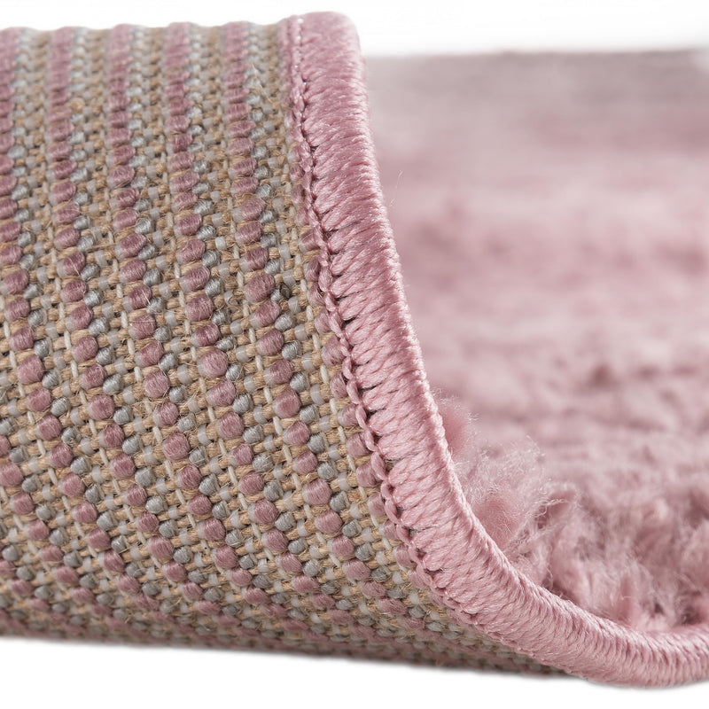 Sehrazat MODERN ETHNO COLLECTION – Deluxe Shaggy Teppich Ethno 1800 pink rosa