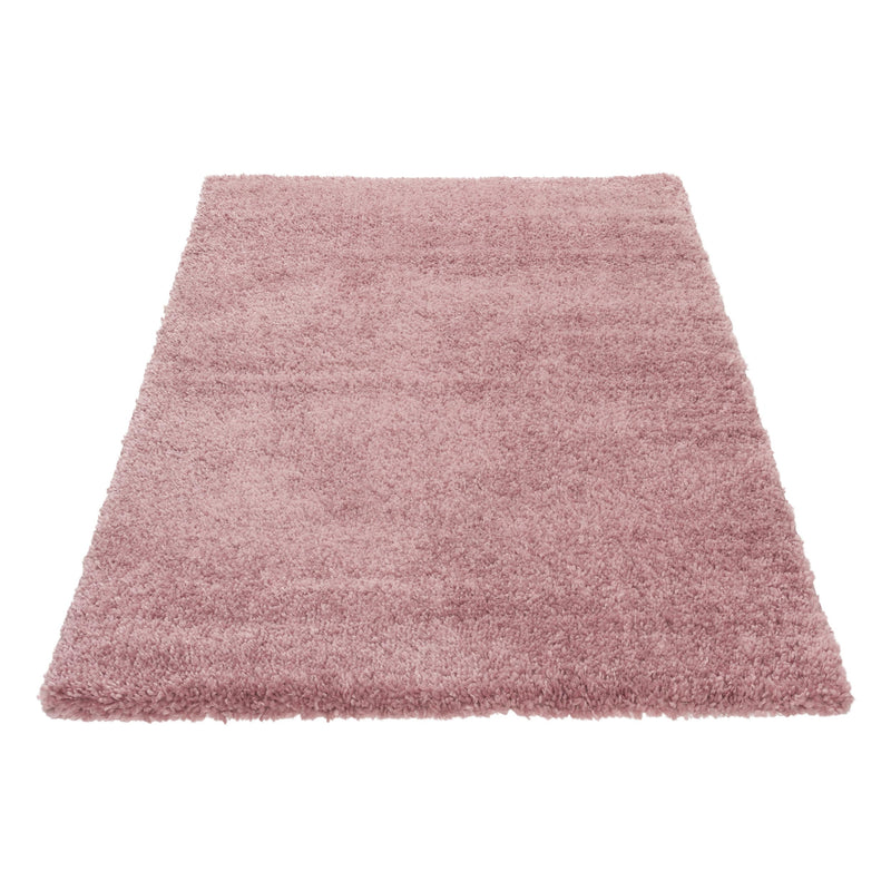 Sehrazat MODERN ETHNO COLLECTION – Deluxe Shaggy Teppich Ethno 1800 pink rosa
