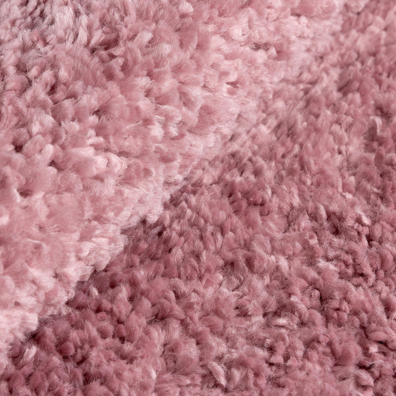 Sehrazat MODERN ETHNO COLLECTION – Deluxe Shaggy Teppich Ethno 1800 pink rosa