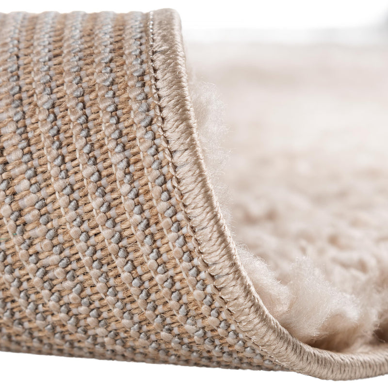 Sehrazat MODERN ETHNO COLLECTION – Deluxe Shaggy Rug Ethno 1800 beige
