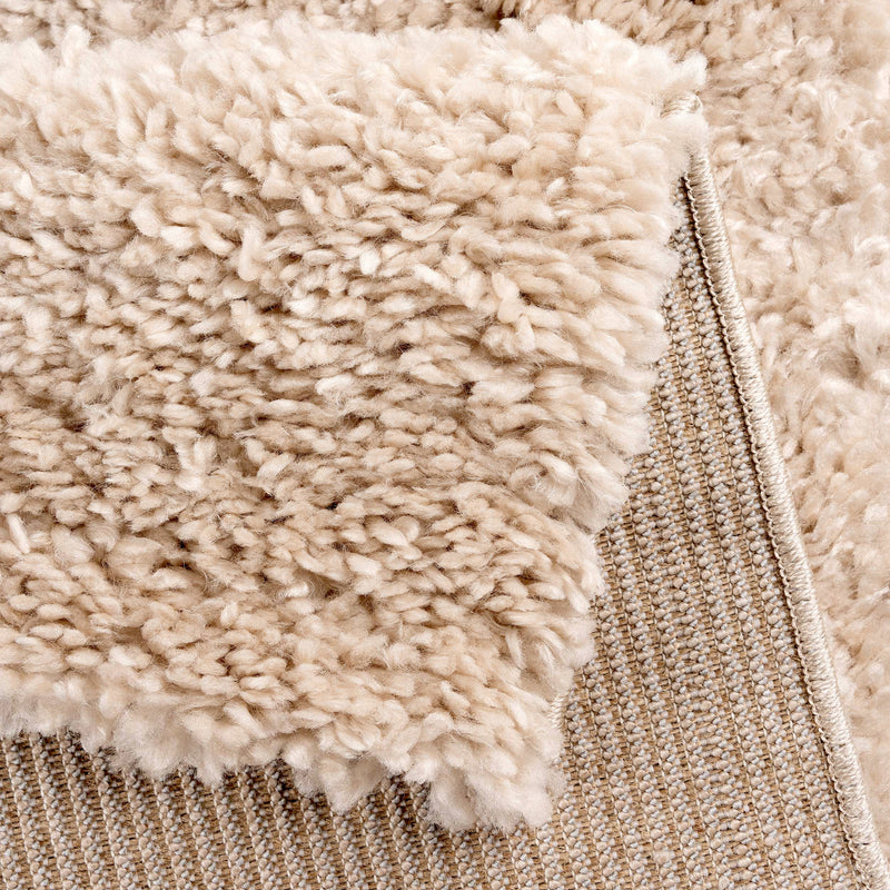 Sehrazat MODERN ETHNO COLLECTION – Deluxe Shaggy Rug Ethno 1800 beige