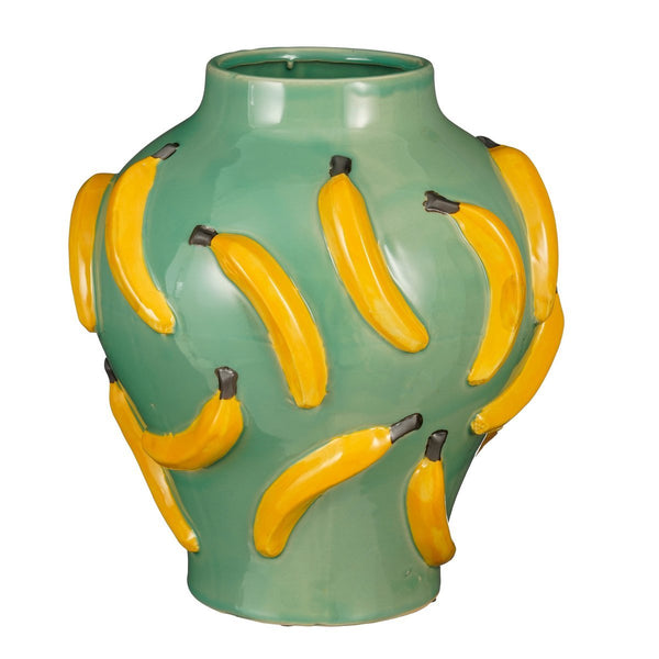 Mosa Vase - H38 x Ø34 cm - Keramik - hellgrün