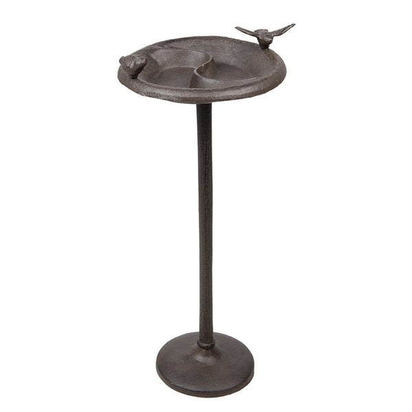 Birdbath Brown, Iron 23x25x52 cm