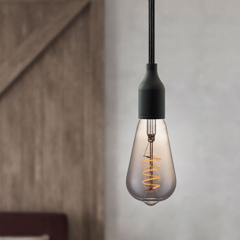 Home Sweet Home dimmable LED drop spiral E27 4W 100Lm 1800K socket