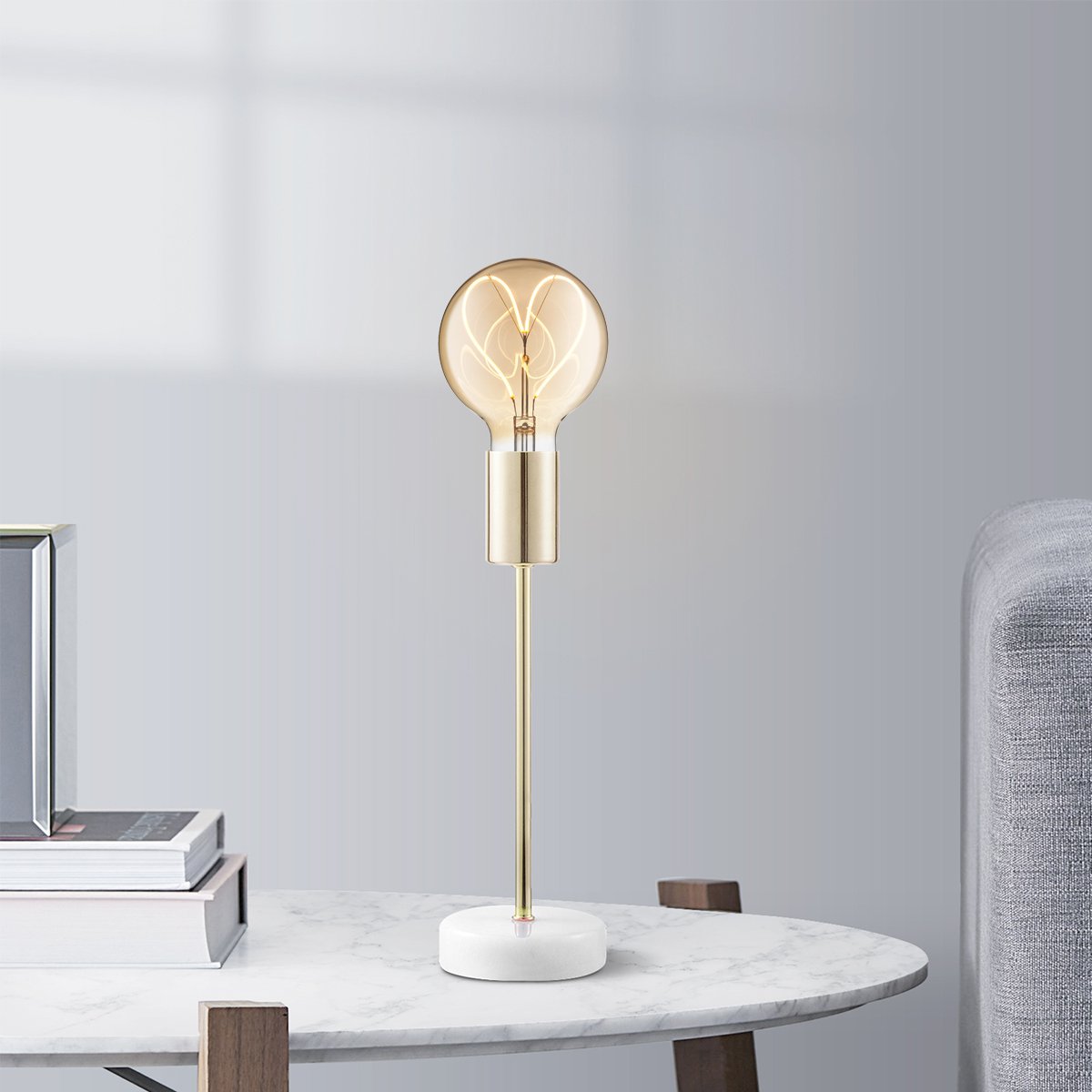 Home Sweet Home dimmbare LED Globe Heart E27 G95 4W 280lm 2700K Gold