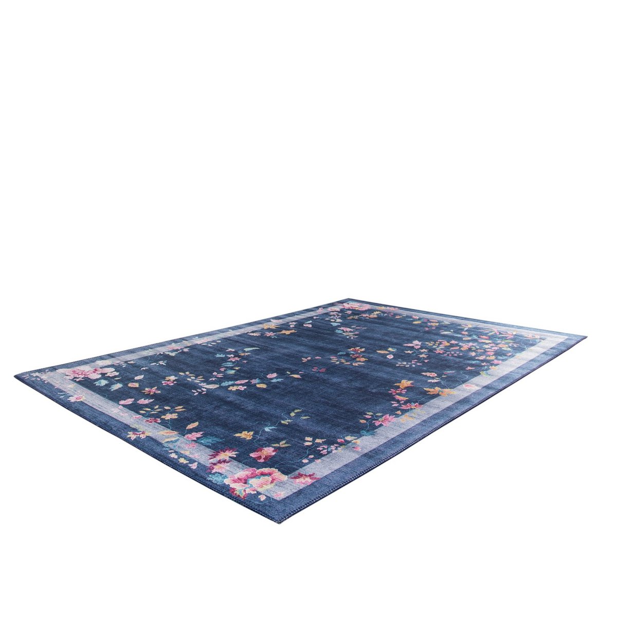 Polyester Teppich in strukturierter Samteffekt Hortense