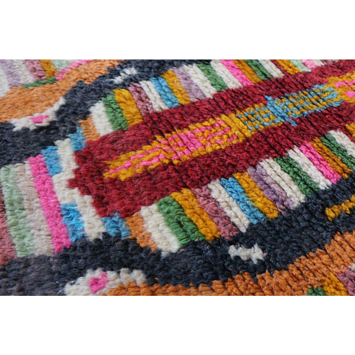 Moderner Berber-Wollteppich für den Flur, 72 x 355 cm
