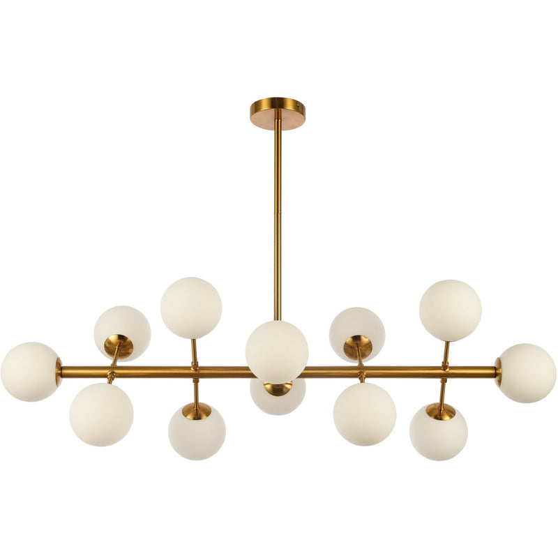 Ella hanglamp wit goud