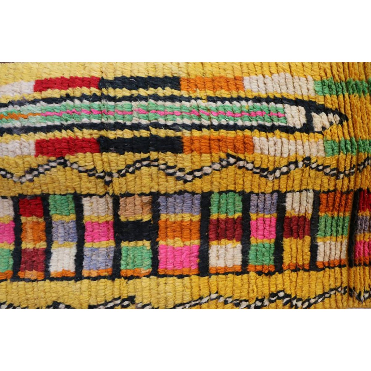 Marokkanischer Berber-Flurteppich aus reiner Wolle, 66 x 340 cm
