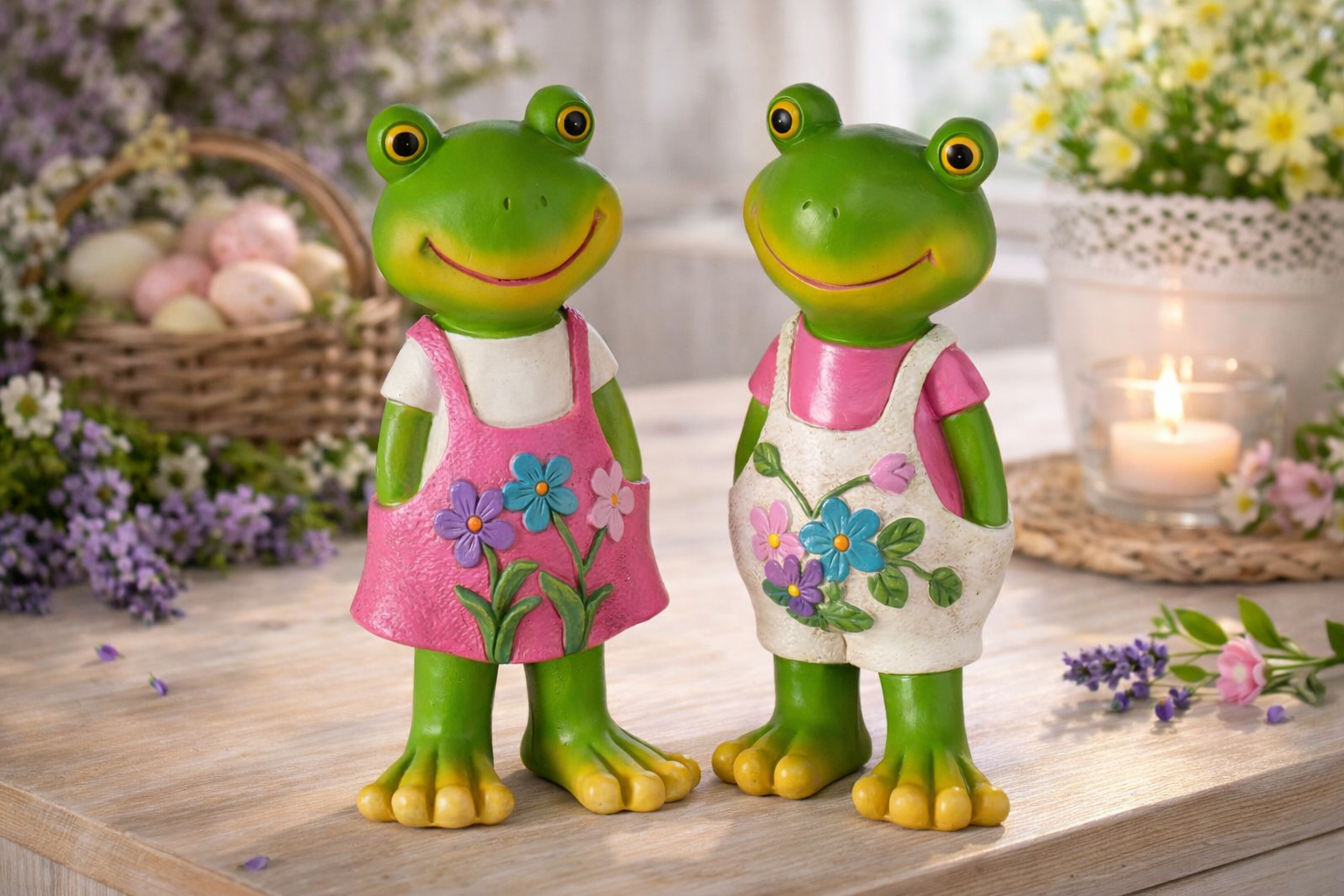 Josia Frosch Figuren 2er Set Mehrfarbig