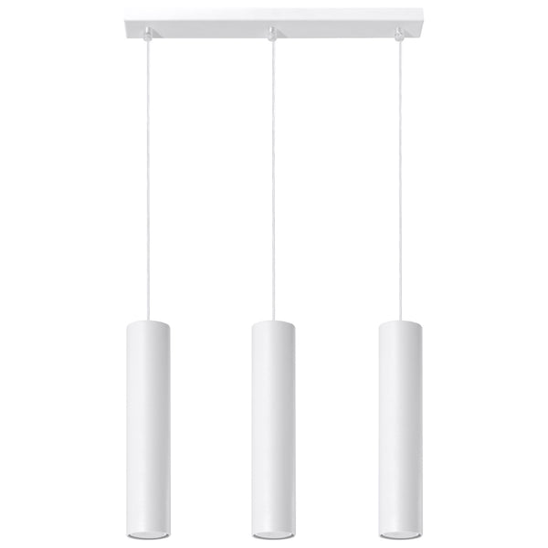 Pendant light LAGOS 3L White – Stylish hanging light with three light sources