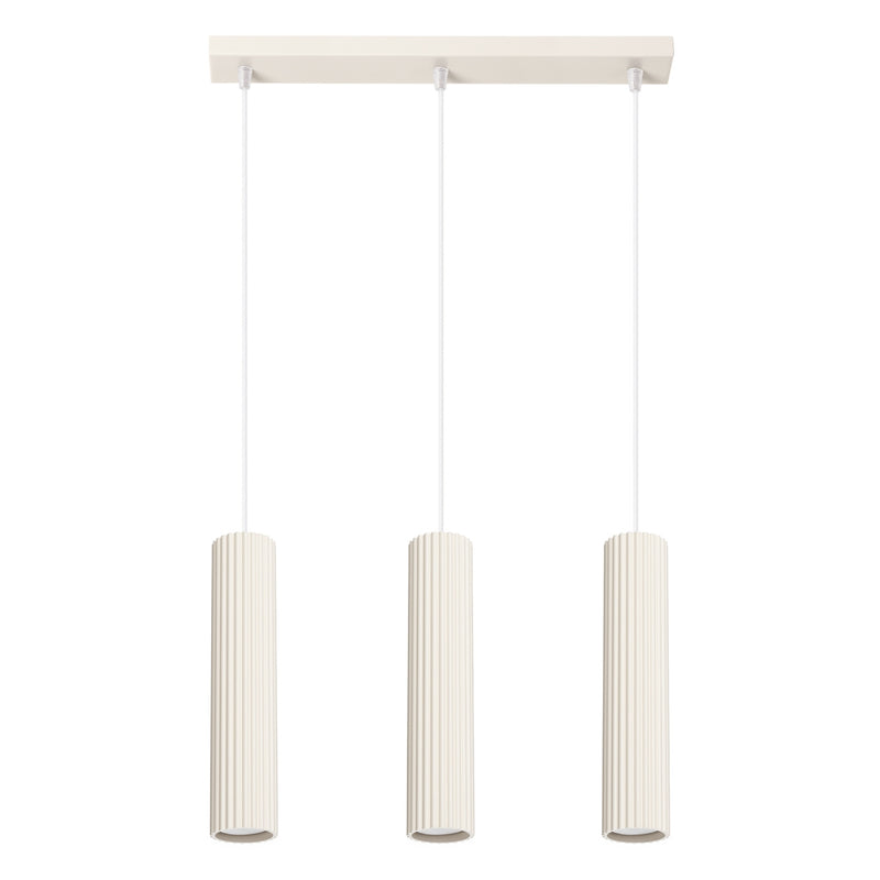 Pendant light KARBON 3L beige