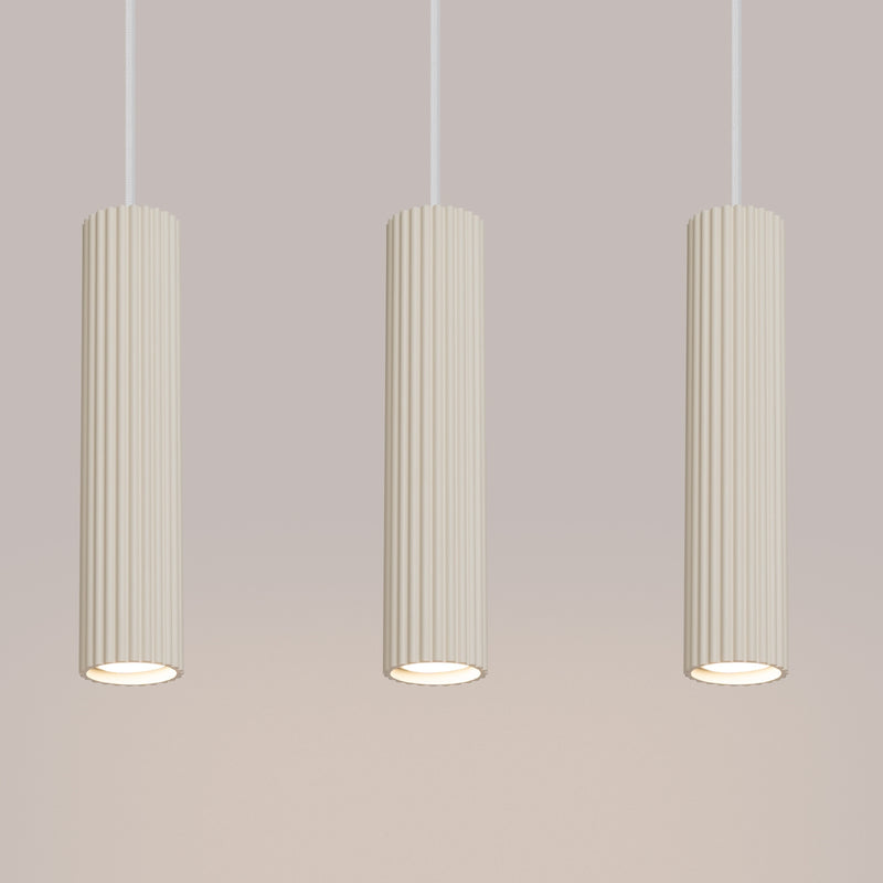 Pendant light KARBON 3L beige