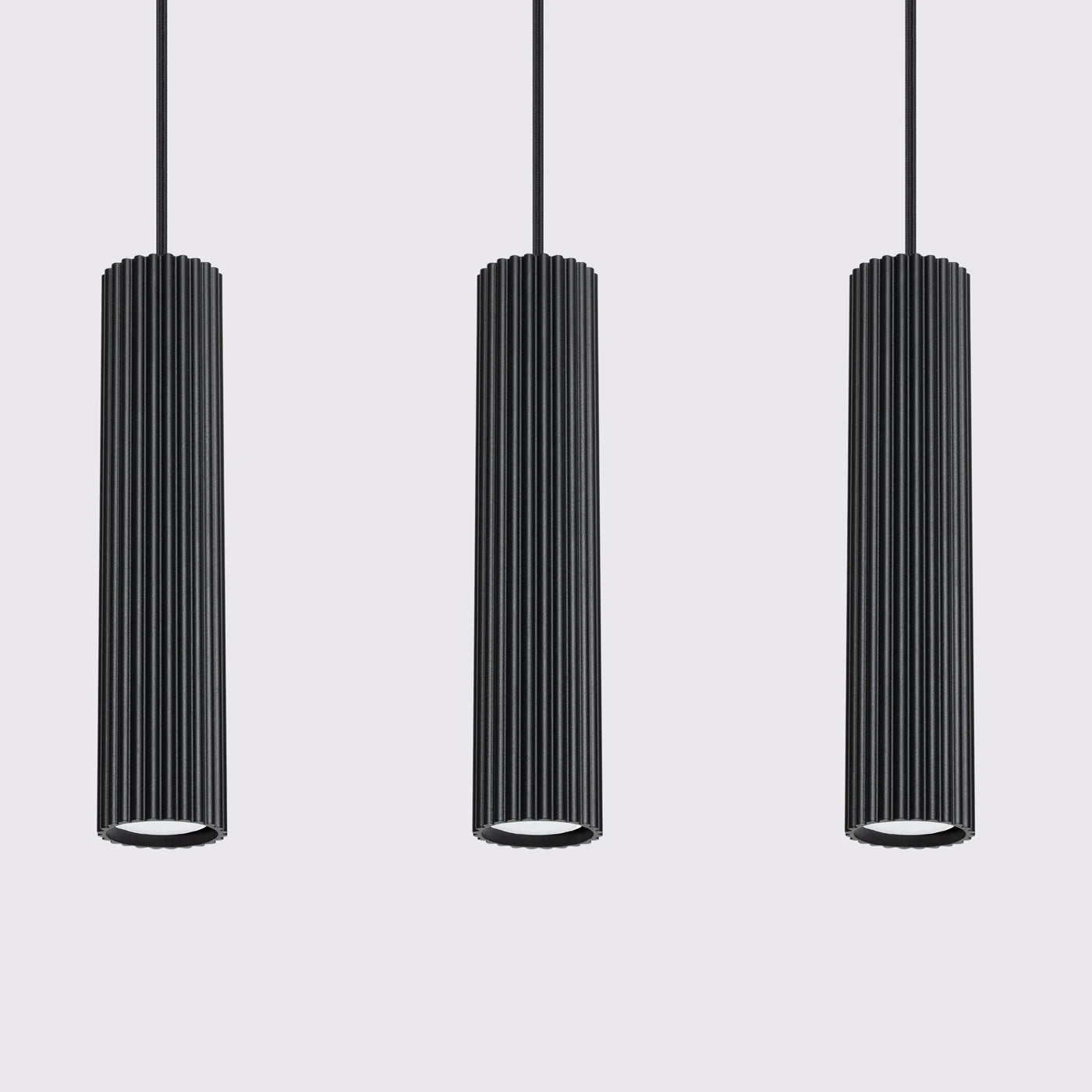 Hanglamp KARBON 3L zwart
