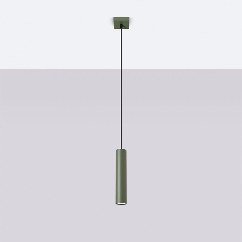 Pendant light LAGOS 1 olive green – stylish pendant light for modern living spaces