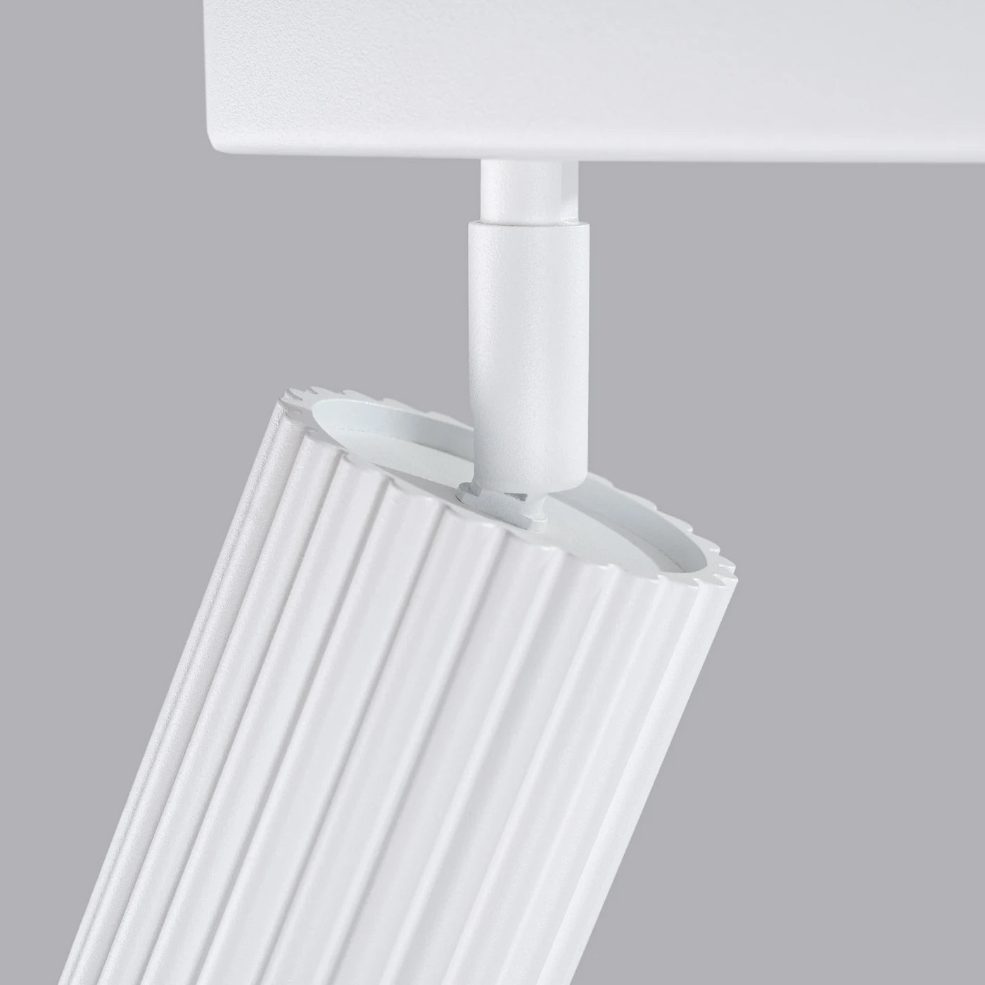 Deckenleuchte Karbon 4L Weiß Aluminium GU10 Leiste Modern Minimal