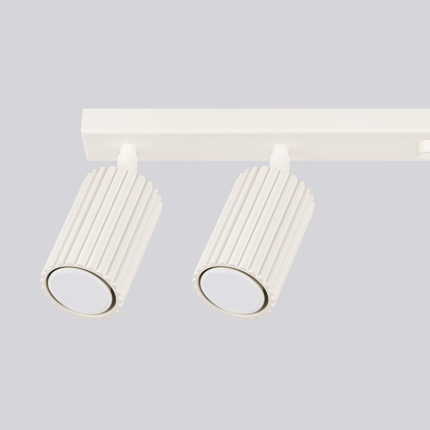 Deckenleuchte Karbon 6L Beige Aluminium Linear Design Plafond
