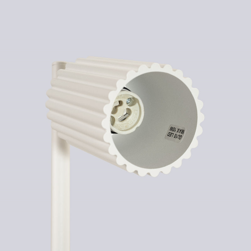 Tischlampe Karbon Beige Aluminium Minimalistisch Modern