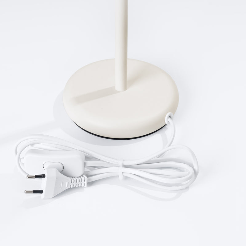 Tischlampe Karbon Beige Aluminium Minimalistisch Modern
