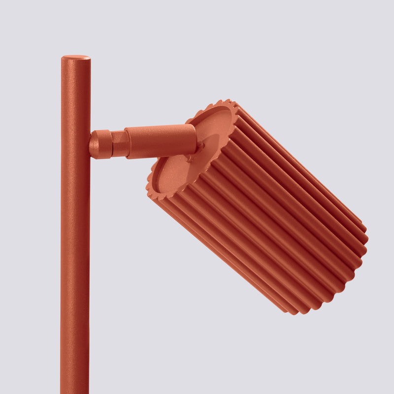 Tischlampe Karbon Ockerrot Aluminium Modern Minimal