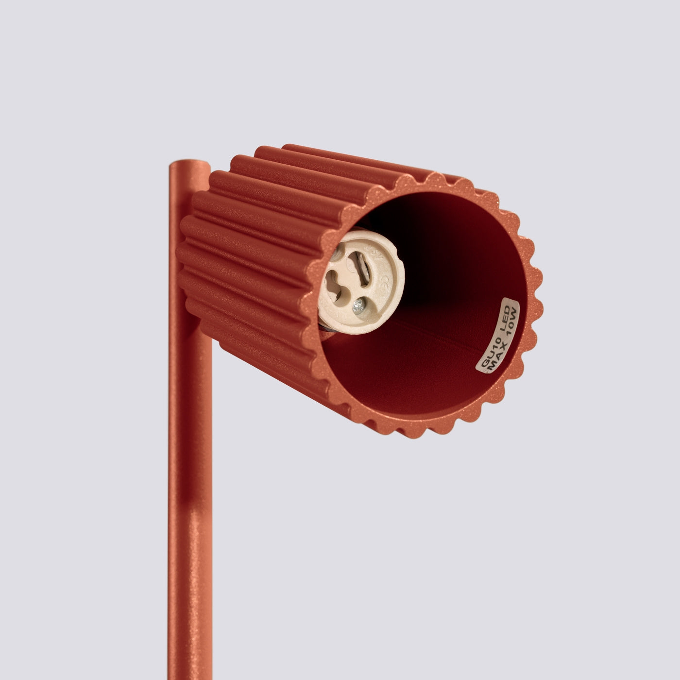 Tischlampe Karbon Ockerrot Aluminium Modern Minimal