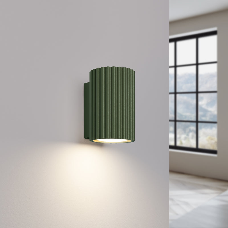 Wall light KARBON 10 olive green