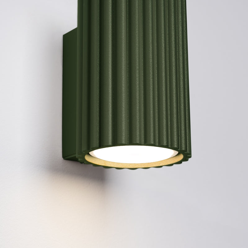 Wall light KARBON 10 olive green