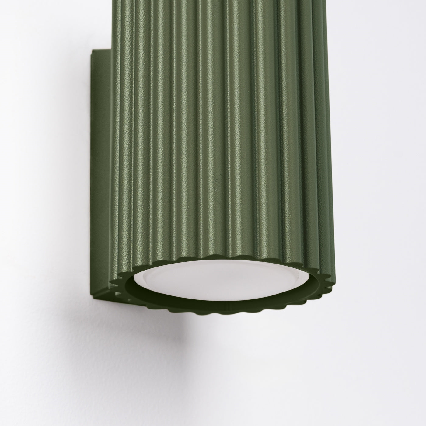 Karbon 10 Wandleuchte Olivgrün Aluminium Minimalistisch GU10