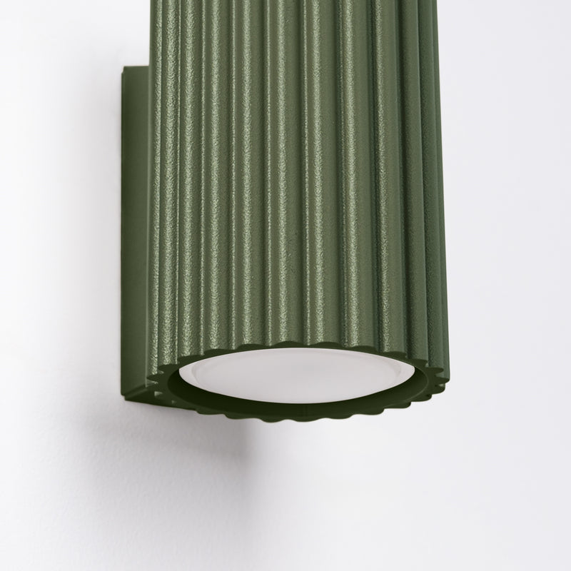 Wall light KARBON 10 olive green