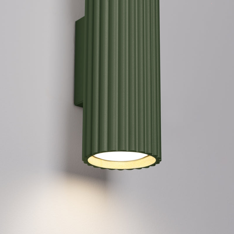 Wall light KARBON 20 olive green