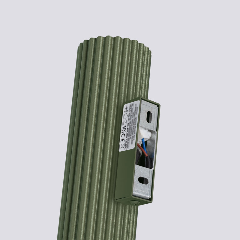 Wall light KARBON 20 olive green