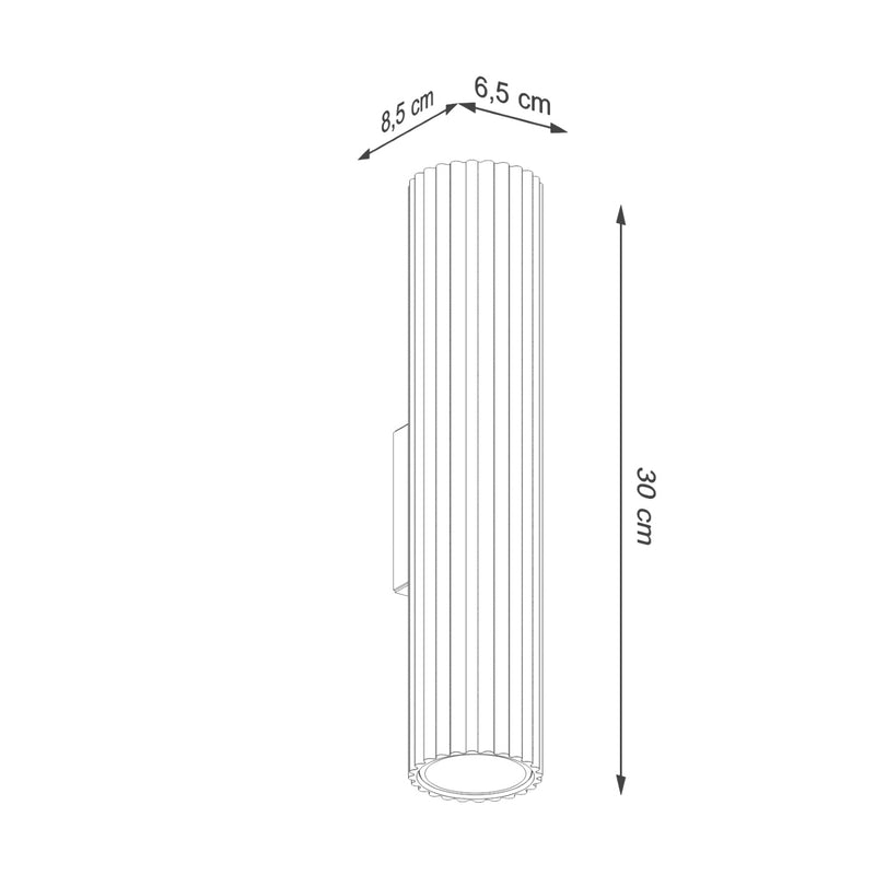 Wall light KARBON 30 beige