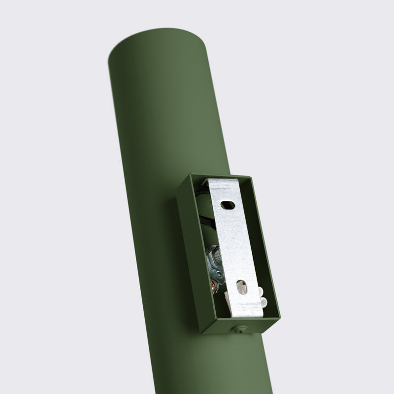 Wall light LAGOS 2 olive green – Modern wall lamp with two light sources