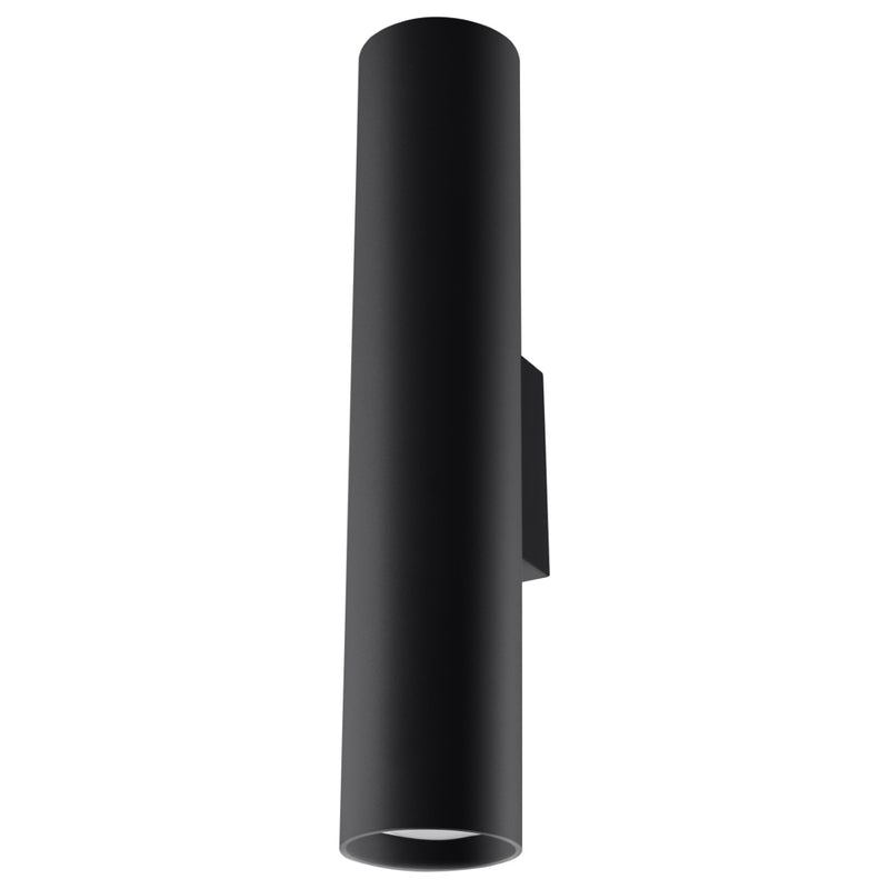 Wall light LAGOS 2 Black – Modern wall lamp with two light sources