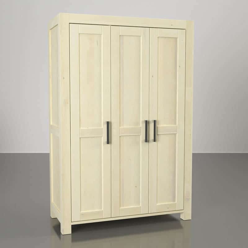 NATURA Kleiderschrank mit 3-Türig Massivholz